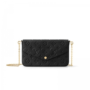 M64064 LV Pochette Felicie ������ ţƤѹ������һ������ LV������ ��ɫ