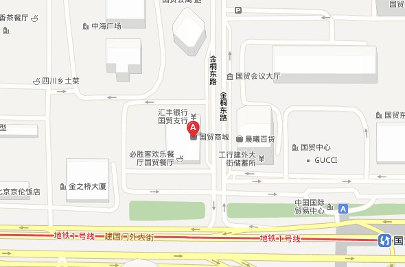 点击地图,带我前往北京LV国贸商城旗航店