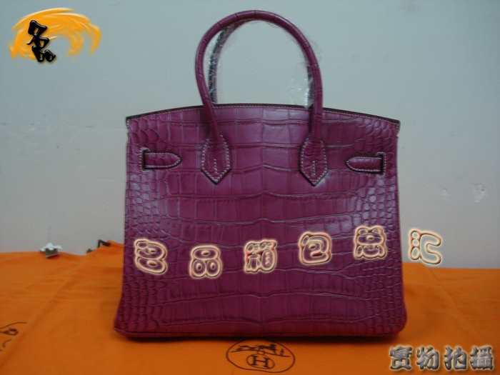 Hermes 经典款 Hermes 手提包 Hermes Birkin 铂金包 30 Birkin 鳄鱼皮