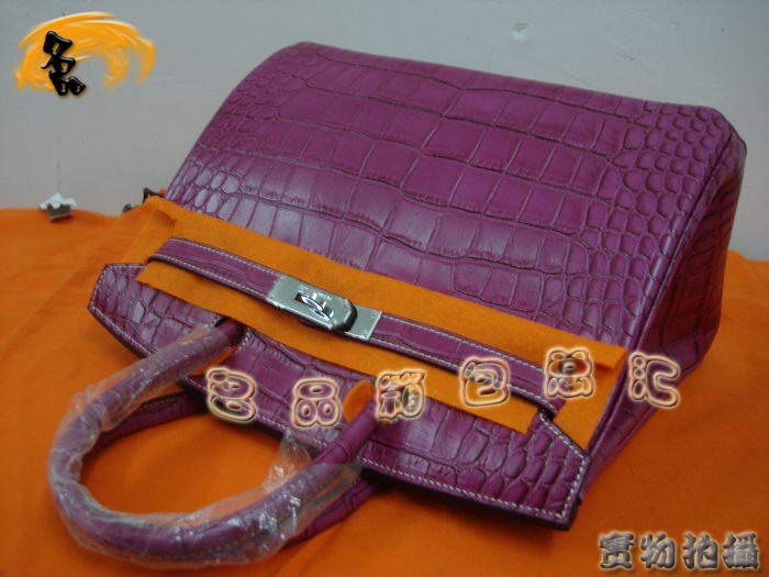 Hermes 经典款 Hermes 手提包 Hermes Birkin 铂金包 30 Birkin 鳄鱼皮