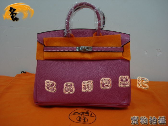 6068 Hermes 荔枝纹 手提包 Hermes Birkin 铂金包 25 Birkin Hermes 最新款 女包