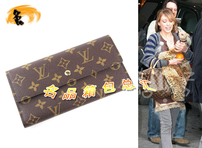 M61215 LV中长款钱包 LV女包 LV钱夹 LV新款 LV经典老花
