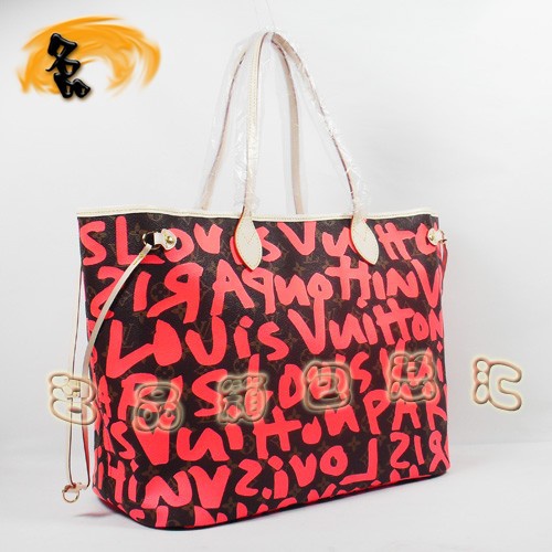 M93701 LV新款 Neverfull 涂鸦系列 女士手提包 LV时尚女包 LV单肩包 LV手袋