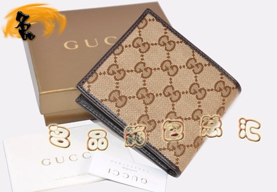 181671 ��AƷ�� GUCCI�����ʱ����ʿǮ�� GUCCI�¿���ɫ�����̿�Ǯ��
