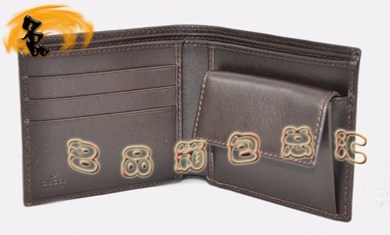 181671 ��AƷ�� GUCCI�����ʱ����ʿǮ�� GUCCI�¿���ɫ�����̿�Ǯ��