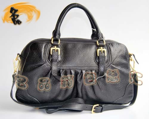 80044 �������¿�ߵ�ţƤŮ�� Prada����� Pradaб��� ��ɫ