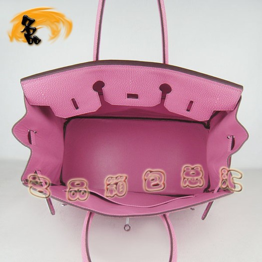 6089 Hermes Birkin ����� 35cm Hermes������ƤŮʿ����� �ۺ�ɫ����