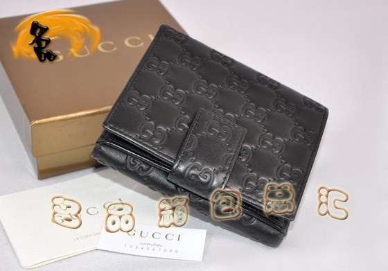 112664 GUCCIǮ�� GUCCI���¿� ȫƤѹ���̿�Ǯ�� GUCCIŮʿǮ�� ��ɫ