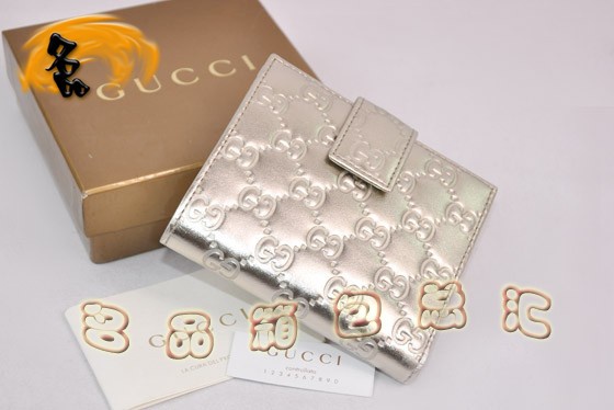 112664 GUCCIǮ�� GUCCI���¿� ȫƤѹ���̿�Ǯ�� GUCCIŮʿǮ�� ��ɫ