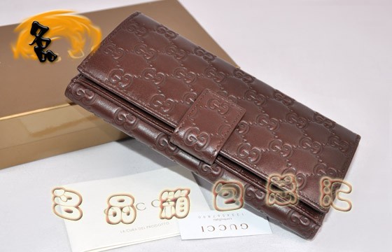 112715 GUCCI�¿�ţƤѹ��Ǯ�� GUCCIŮʿǮ�� GUCCI����Ǯ�� ��ɫ