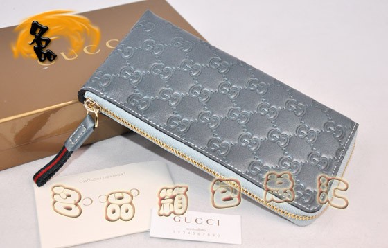203646 GUCCI����Ǯ�� GUCCI˫Gѹ��ţƤŮʿǮ�� GUCCI���� ����ɫ