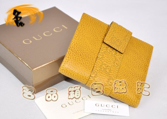 233011 GUCCI����Ǯ�� GUCCIţƤѹ�� �̿�Ǯ�� Ů�� GUCCIǮ�� ����ɫ