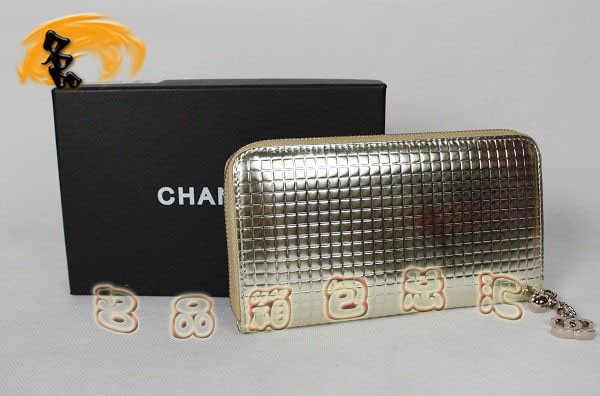 20312 CHANEL���¿� CHANEL��Ƥ˫Cʱ��ŮʿǮ�� CHANEL����Ǯ�� ��ɫ