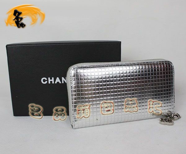 20312 CHANEL���¿� CHANEL��Ƥ˫Cʱ��ŮʿǮ�� CHANEL����Ǯ�� ��ɫ