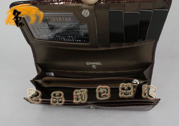 A91764 һ��һƷ�� Chanel���¿� ���ζ���ƤŮ�� ChanelǮ�� ���� ��ɫ