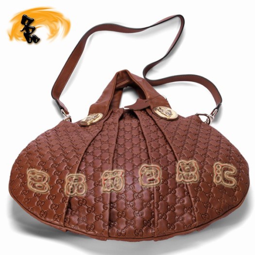 197016 Gucci���¿� Gucci����� GucciȫƤѹ�� Ů�� Gucciб��� ��ɫ