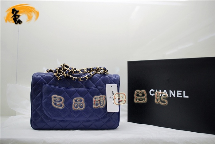 36070 Chanel���¿� ��Ƥ����Ůʿ����� ԭ��Ƥ ���ζ�б��� 30cm ��ɫ���