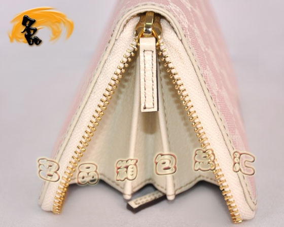 112724 Gucci���¿� ����˫G����ʱ��Ůʿ����Ǯ�� GucciŮ�� �ۺ�ɫ