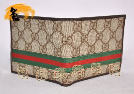 138042 Gucci�̿�Ǯ�� GucciǮ�� Gucciʱ�������а� ���澭��˫G PVCǮ��