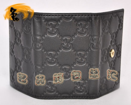 138093 GucciԿ�װ� GucciԿ�׼� Gucci���ڸߵ�ţƤԿ�װ� ���澭��˫Gѹ��