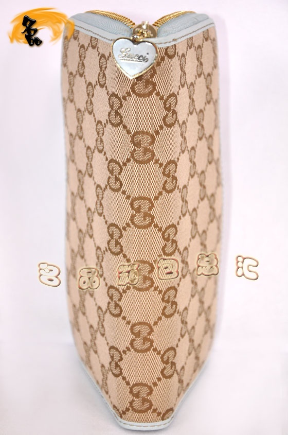 154591 һ��һƷ�� Gucci����˫G����ʱ������ŮʿǮ�� Gucci����Ǯ�� ����ǳ��ɫ