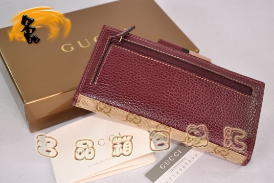 181672 һ��һƷ��GucciǮ�� Gucci˫G����ʱ��Ů�� Gucci����Ǯ�� �����ɫ