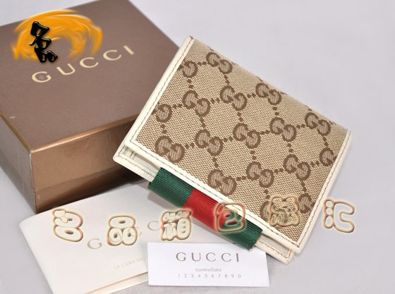 181670 Gucci˫G����ʱ��Ůʿ�̿�Ǯ�� Ǯ�� Gucci��Ǯ�� һ��һƷ�� �����װ�ɫ