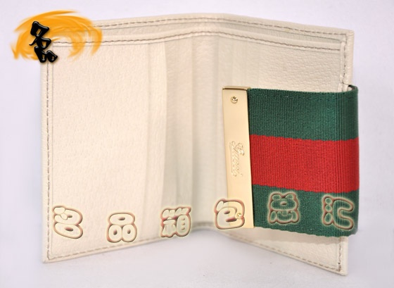 181670 Gucci˫G����ʱ��Ůʿ�̿�Ǯ�� Ǯ�� Gucci��Ǯ�� һ��һƷ�� �����װ�ɫ