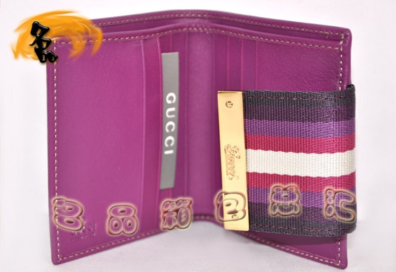 181670 һ��һƷ��Ů�� Gucci����˫G PVCŮʿ�̿�Ǯ�� GucciǮ�� ������ɫ