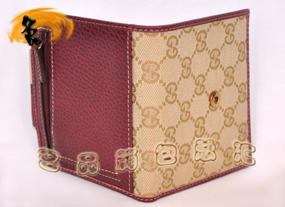 185931 ����ŮʿǮ�� Gucci����Ǯ�� ˫G����ŮʿǮ�� Gucci�̿�Ǯ�� �����ɫ