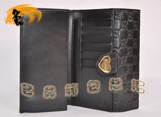 203550 һ��һƷ�� GucciǮ�� Gucci����ţƤ˫Gѹ��Ů�� Gucci����Ǯ�� ��ɫ
