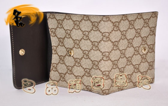 203558 Gucciר��˫G PVCŮʿǮ�� GucciǮ�� Gucci�̿�Ǯ�� ������ ���ɫ