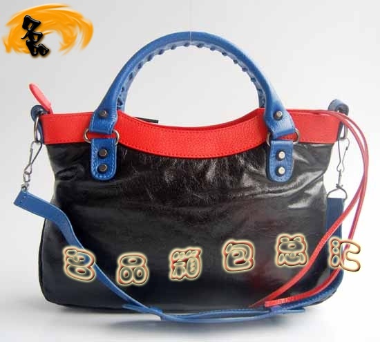 084331 ��������Ů�� �¿�ƴɫͷ��ţƤŮʿ������ Balenciaga����� ����� ��ɫ