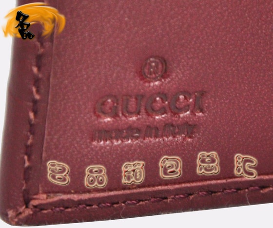 141439 GucciǮ�� Gucci���¿� ������ڸߵ�ͷ��ţƤ˫Gѹ��Ǯ�� Gucci�̿�Ǯ��