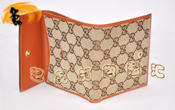 203549 GucciǮ�� ����ר��˫G����ʱ��ŮʿǮ�� Gucci�̿�Ǯ�� �����ɫ