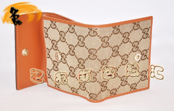 203548 GucciǮ�� ����ר��˫G����ʱ��ŮʿǮ�� Gucci�̿�Ǯ�� �����ɫ