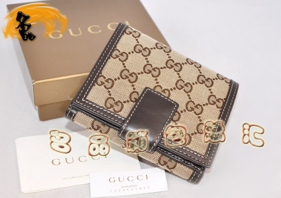 233053 ����Ǯ�� Gucci˫G��������ʱ��ŮʿǮ�� Gucci�̿�Ǯ�� һ��һƷ�� �����ɫ