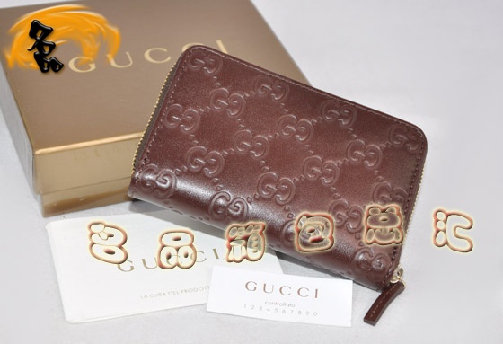 235558 GucciţƤ˫Gѹ��ʱ��ŮʿǮ�� GucciǮ�� GucciŮ�� ����̿�Ǯ�� ��ɫ