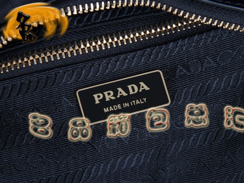 BN1338 �������ˮ��������б��� ���¿�����ϵ��Ů�� Prada����� ��ɫ