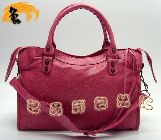 115748L  �������һ����� ������Ƥʱ��Ů�� Balenciaga����� ����� �ۺ�ɫ