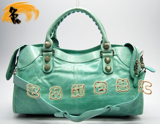 173082A  Balenciaga����� ������������� ����ţƤ����ʱ��Ů�� ������ ��ˮ��ɫ