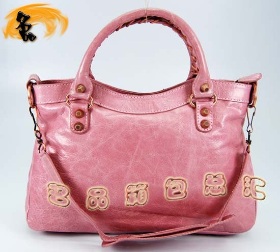 240557C  �������ҵ���� ������Ƥʱ��Ů�� Balenciaga����� ������ �ۺ�ɫ