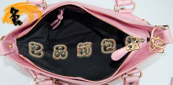 240557C  �������ҵ���� ������Ƥʱ��Ů�� Balenciaga����� ������ �ۺ�ɫ