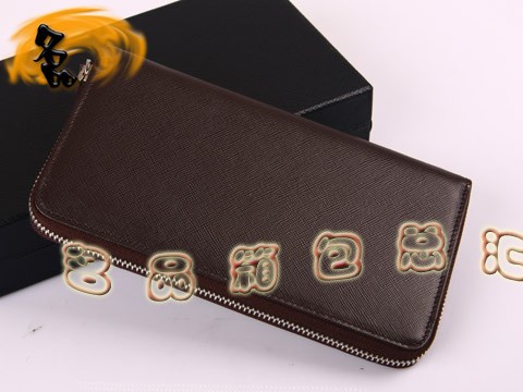 M506A PradaǮ�� ��������ʿţƤ��ɫ������Ǯ�� Prada����Ǯ�� PradaǮ�� ��ɫ
