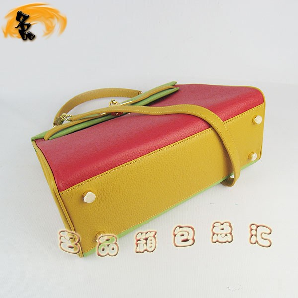 6108 ����� HermesŮ�� ����� ������б��� Hermes Kelly Bag ��ɫ��֦�� ���̻�ɫ���