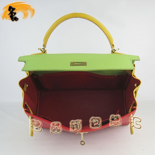 6108 ����� HermesŮ�� ����� ������б��� Hermes Kelly Bag ��ɫ��֦�� ���̻�ɫ���