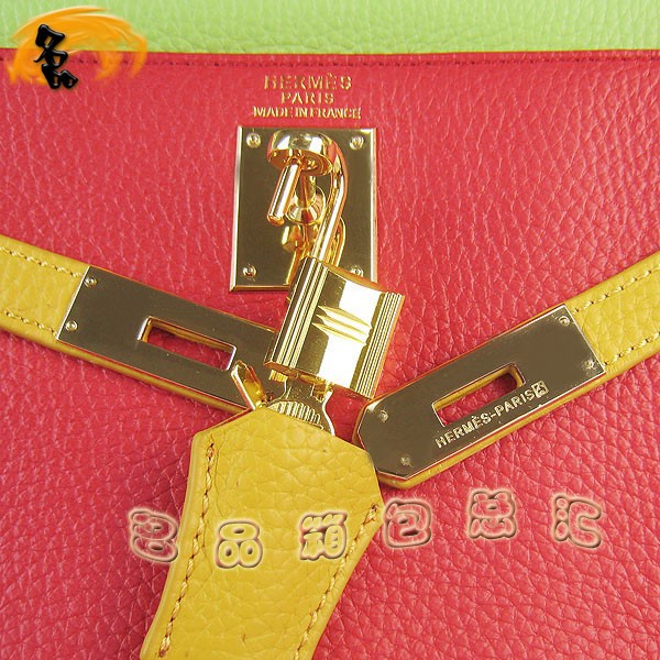 6108 ����� HermesŮ�� ����� ������б��� Hermes Kelly Bag ��ɫ��֦�� ���̻�ɫ���