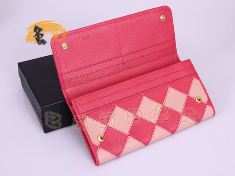 1M1132 Prada���¿� ���������ʮ����ţƤŮʿ����Ǯ�� PradaǮ�� Ů�� õ��ɫ